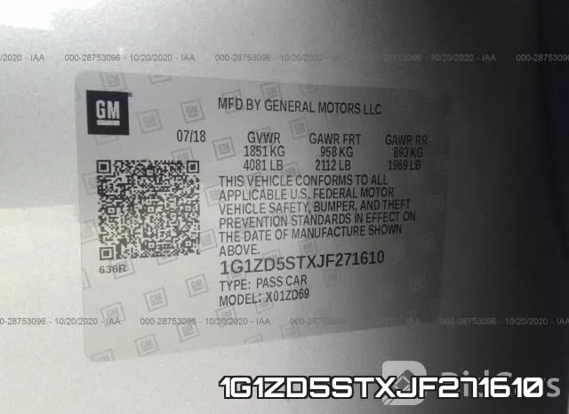 1G1ZD5STXJF271610 фото 9