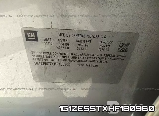 1G1ZE5STXHF180960 фото 10