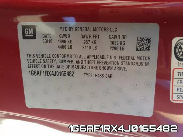 1G6AF1RX4J0165482 фото 2