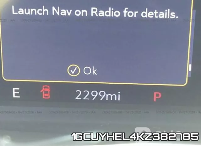 1GCUYHEL4KZ382785 фото 8