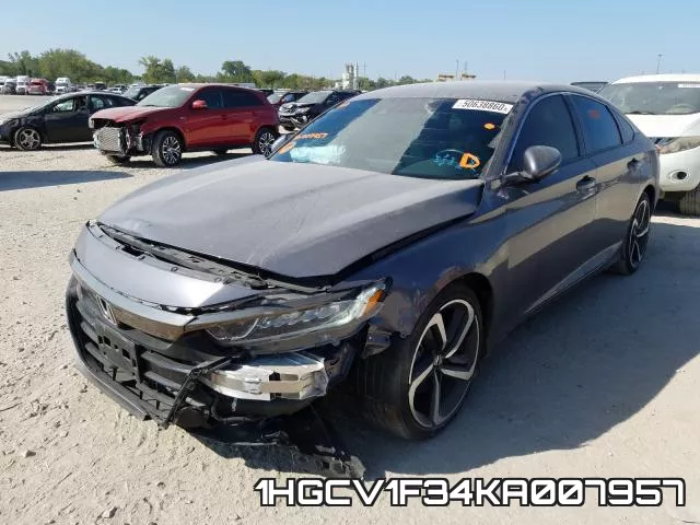 1HGCV1F34KA007957 фото 3