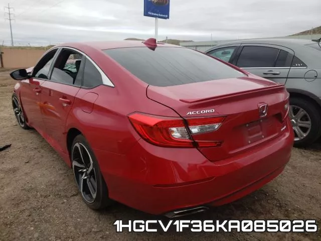 1HGCV1F36KA085026 фото 4