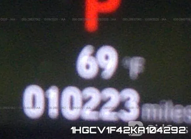 1HGCV1F42KA104292 фото 8