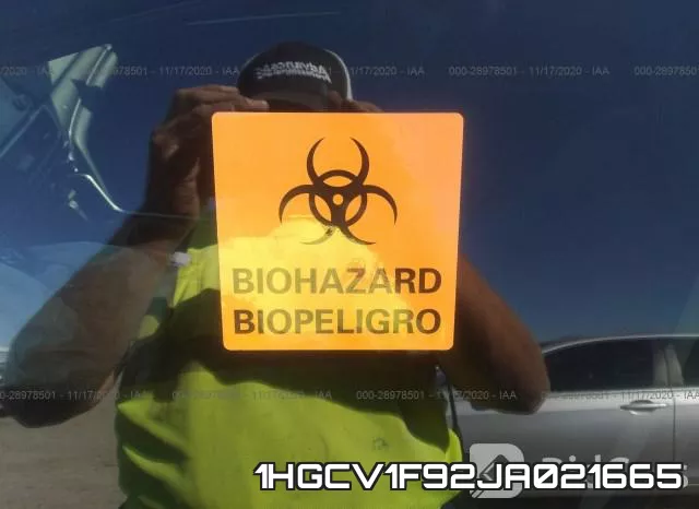 1HGCV1F92JA021665 фото 8