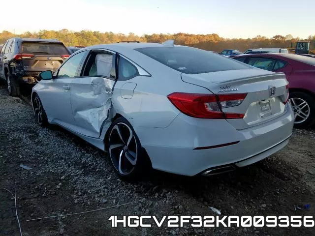1HGCV2F32KA009356 фото 4