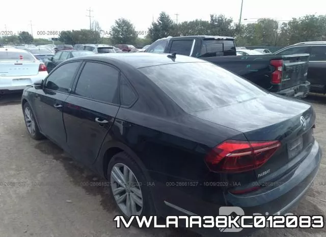 1VWLA7A38KC012083 фото 4