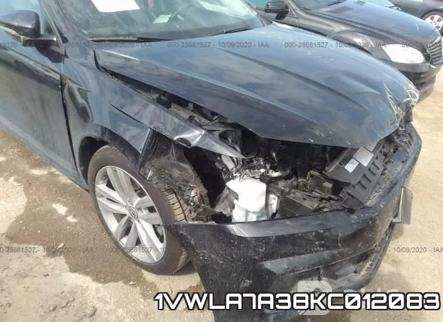 1VWLA7A38KC012083 фото 7