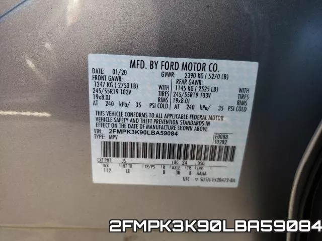 2FMPK3K90LBA59084 фото 2