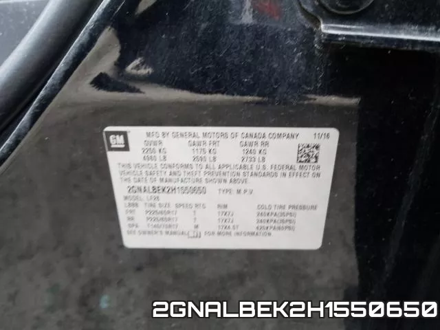 2GNALBEK2H1550650 фото 2