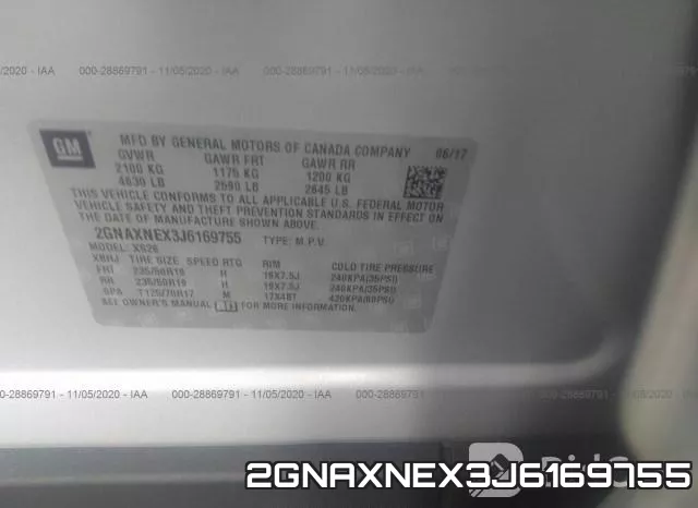 2GNAXNEX3J6169755 фото 10