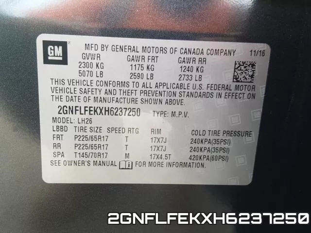 2GNFLFEKXH6237250 фото 2