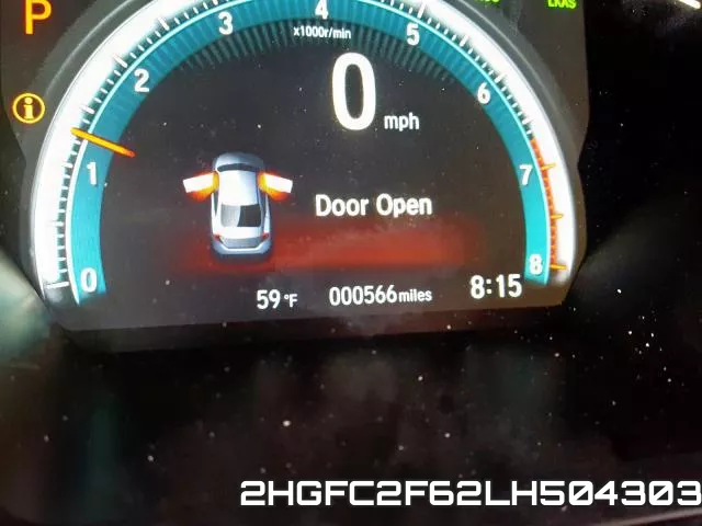 2HGFC2F62LH504303 фото 8