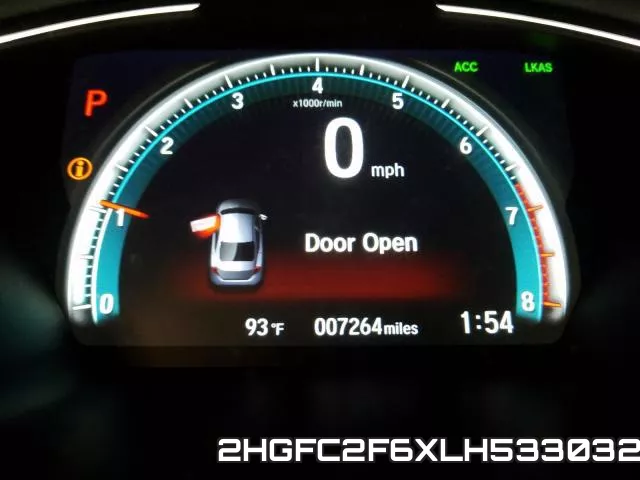2HGFC2F6XLH533032 фото 9
