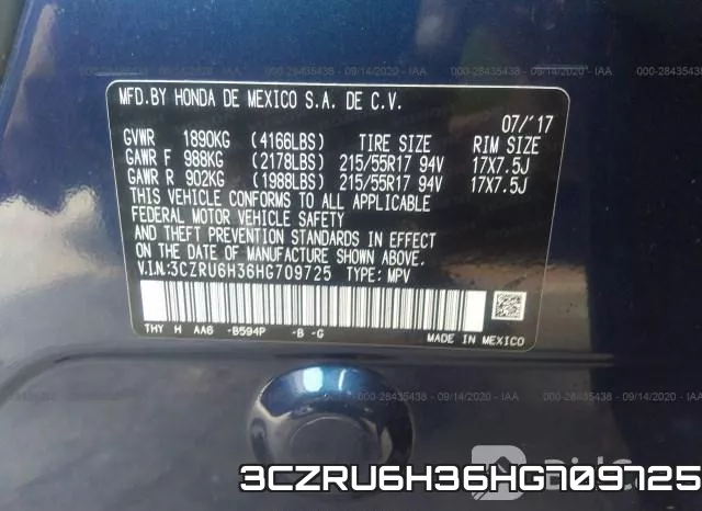 3CZRU6H36HG709725 фото 10