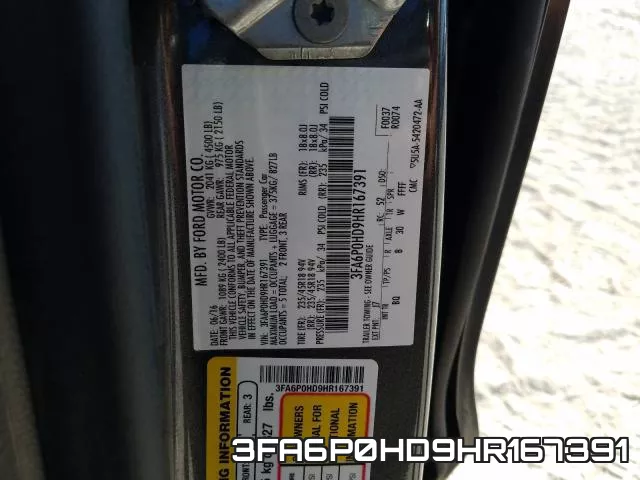 3FA6P0HD9HR167391 фото 2