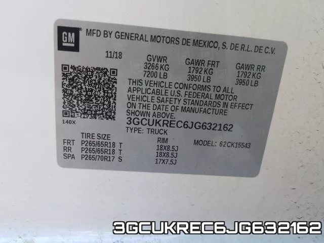 3GCUKREC6JG632162 фото 2