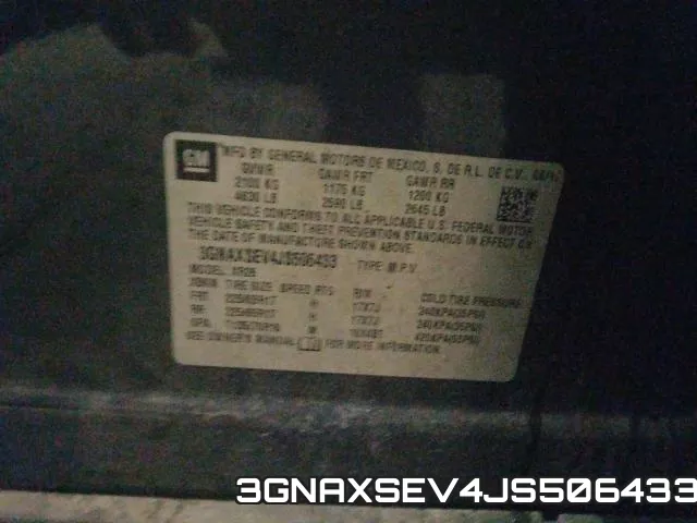 3GNAXSEV4JS506433 фото 2