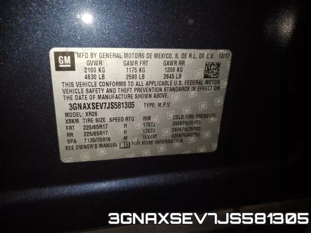 3GNAXSEV7JS581305 фото 2