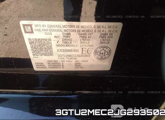 3GTU2MEC2JG293502 фото 10