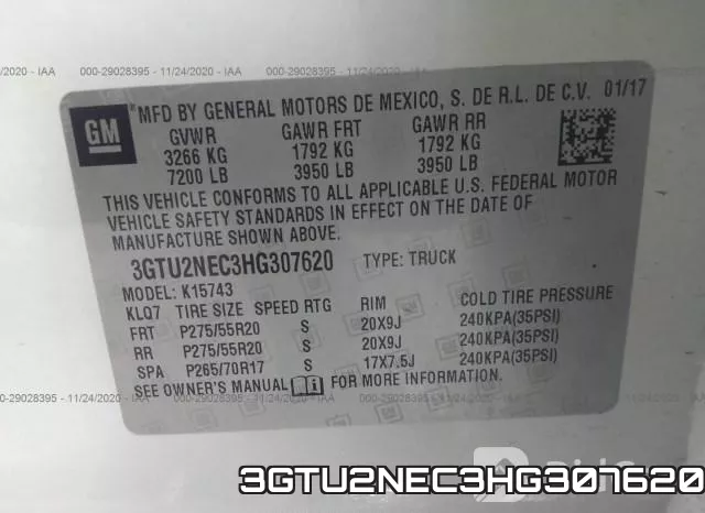3GTU2NEC3HG307620 фото 10
