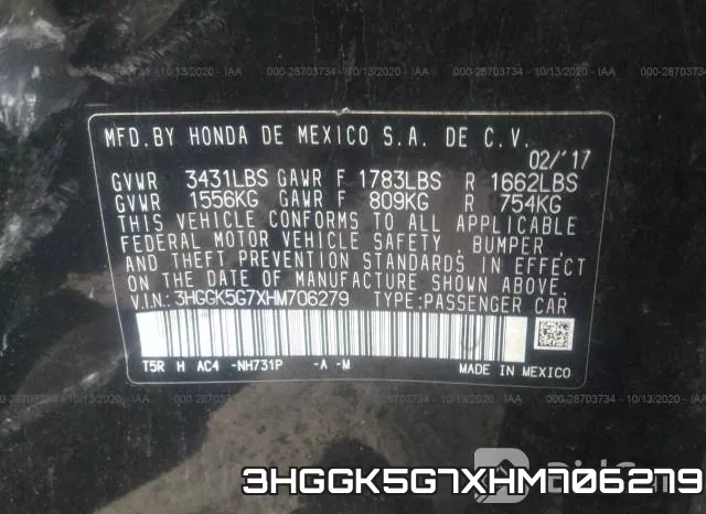 3HGGK5G7XHM706279 фото 10