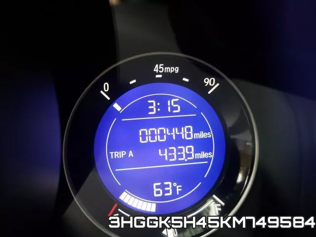 3HGGK5H45KM749584 фото 9