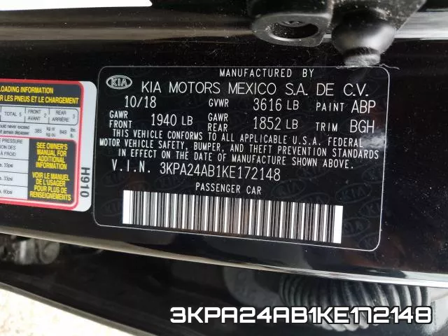 3KPA24AB1KE172148 фото 2