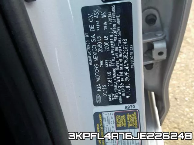 3KPFL4A76JE226248 фото 2
