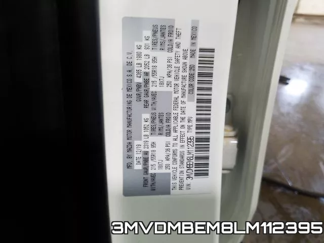 3MVDMBEM8LM112395 фото 2