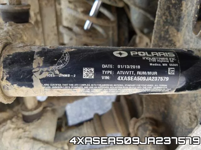 4XASEA509JA237579 фото 2
