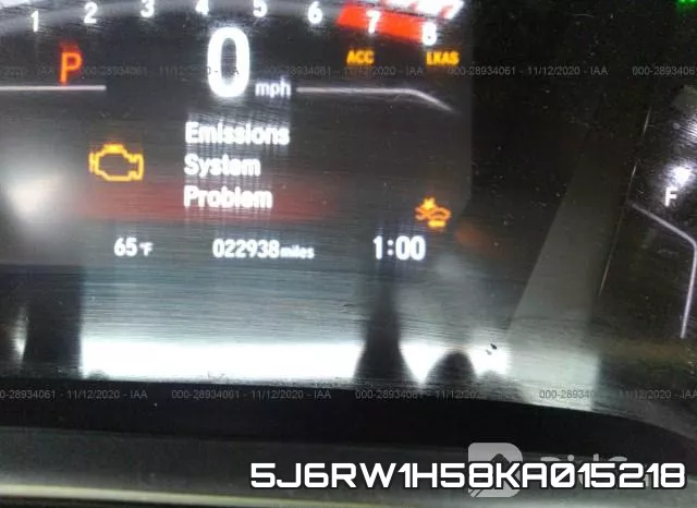 5J6RW1H58KA015218 фото 7