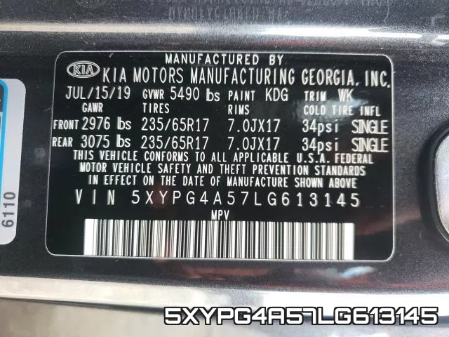 5XYPG4A57LG613145 фото 2