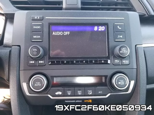 19XFC2F60KE050934 фото 10