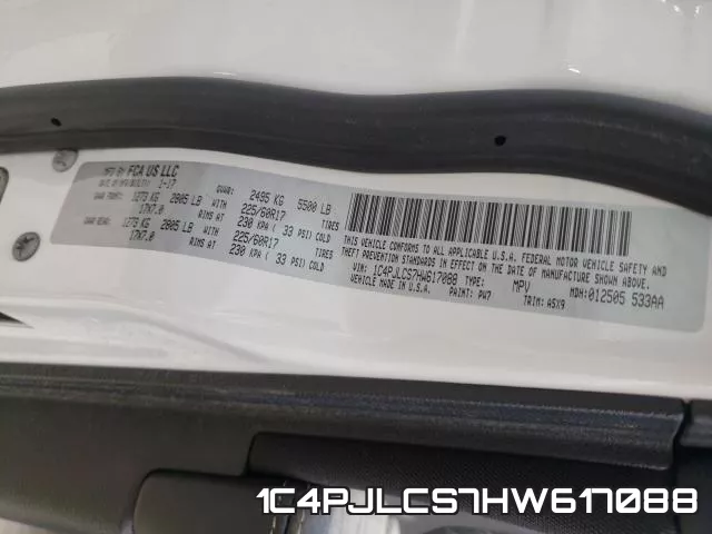 1C4PJLCS7HW617088 фото 2