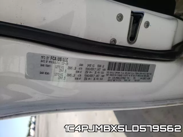 1C4PJMBX5LD579562 фото 2