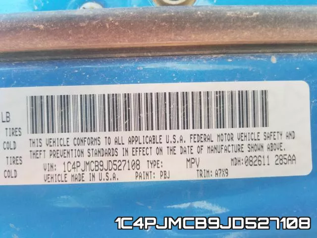 1C4PJMCB9JD527108 фото 2