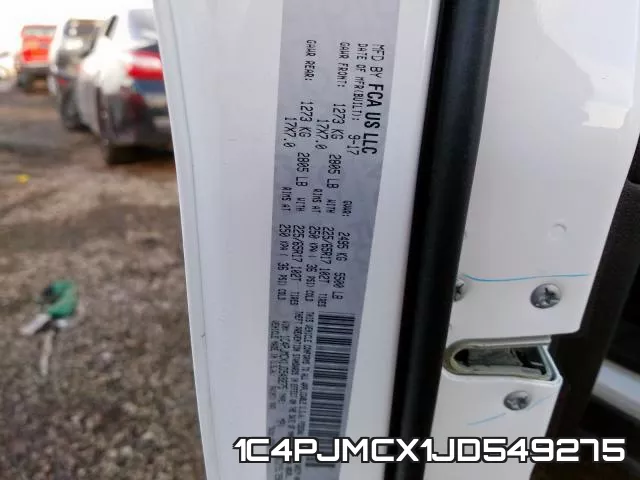 1C4PJMCX1JD549275 фото 2