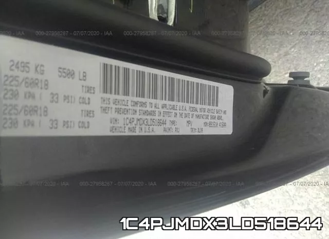 1C4PJMDX3LD518644 фото 10