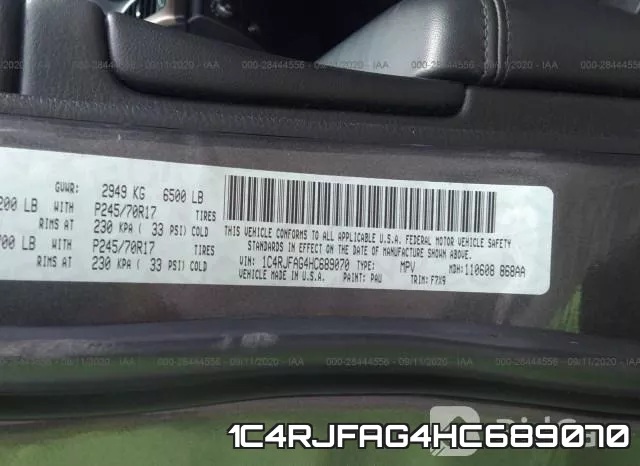 1C4RJFAG4HC689070 фото 10