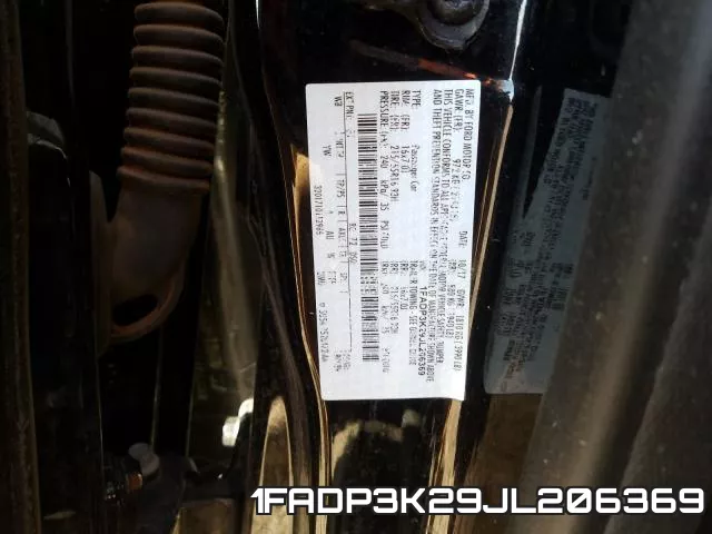 1FADP3K29JL206369 фото 2