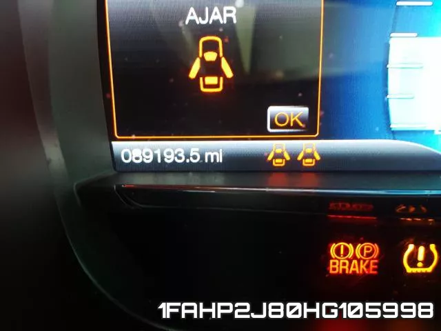 1FAHP2J80HG105998 фото 9