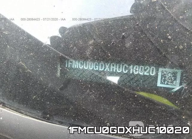 1FMCU0GDXHUC10020 фото 9