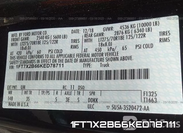 1FT7X2B66KED78711 фото 10