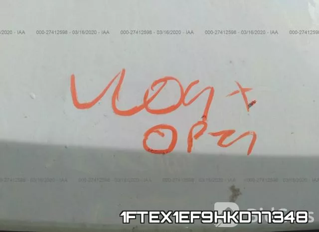 1FTEX1EF9HKD77348 фото 2