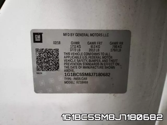 1G1BC5SM8J7180682 фото 2