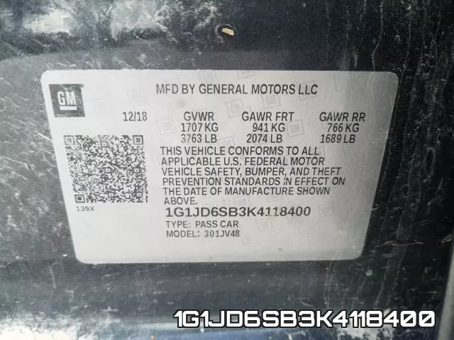 1G1JD6SB3K4118400 фото 2