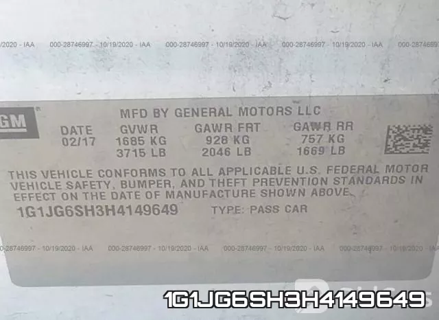 1G1JG6SH3H4149649 фото 10