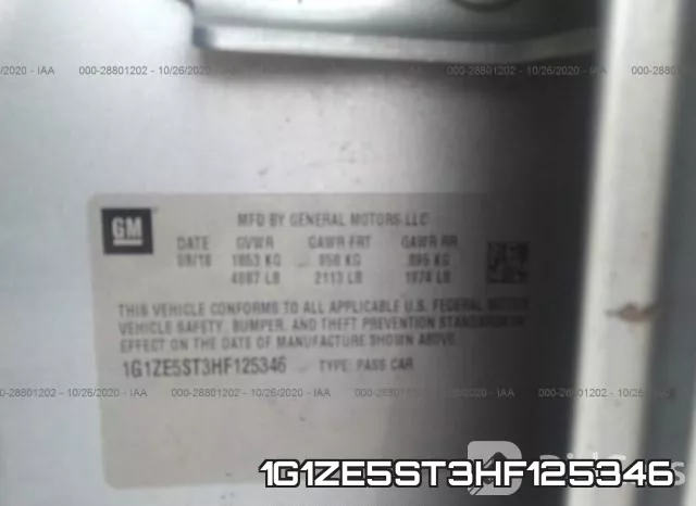 1G1ZE5ST3HF125346 фото 9