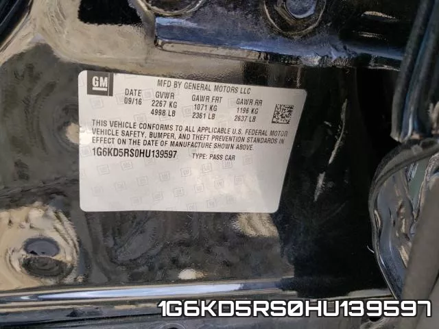 1G6KD5RS0HU139597 фото 2