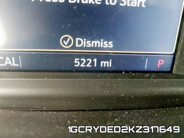 1GCRYDED2KZ317649 фото 9